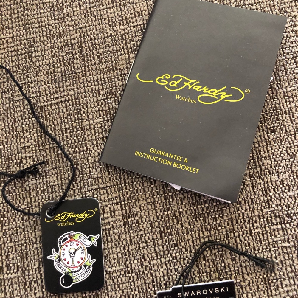 Ed Hardy Women's Watch with Swarovski Crystals - Picture 3 of 5